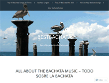 Tablet Screenshot of bestbachata.com